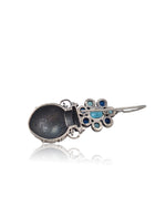 Load image into Gallery viewer, Ruby Tribal Pot Stone Earrings