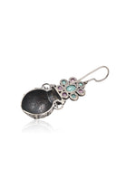 Load image into Gallery viewer, Ruby Tribal Pot Stone Earrings