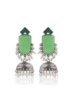 Load image into Gallery viewer, Mihika Jhumka Earrings
