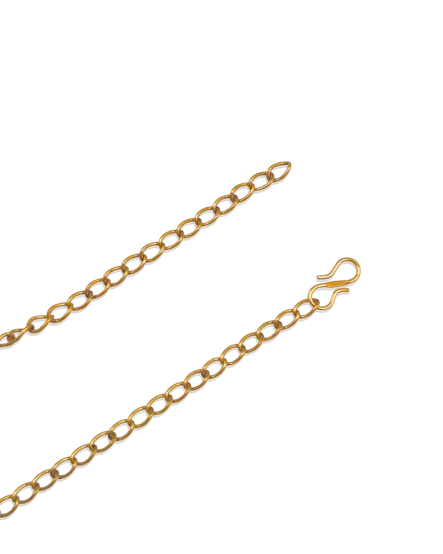 Oxidised Golden Jewellery Set