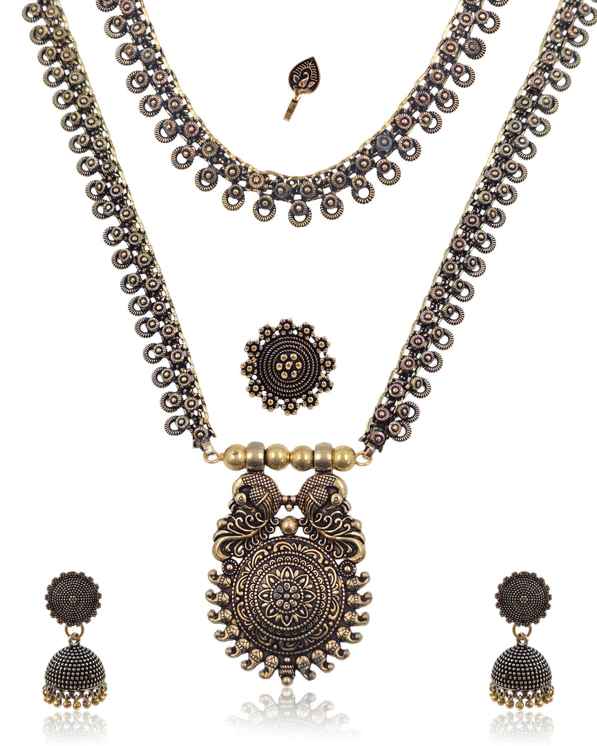 Tanya Golden Jewellery Set