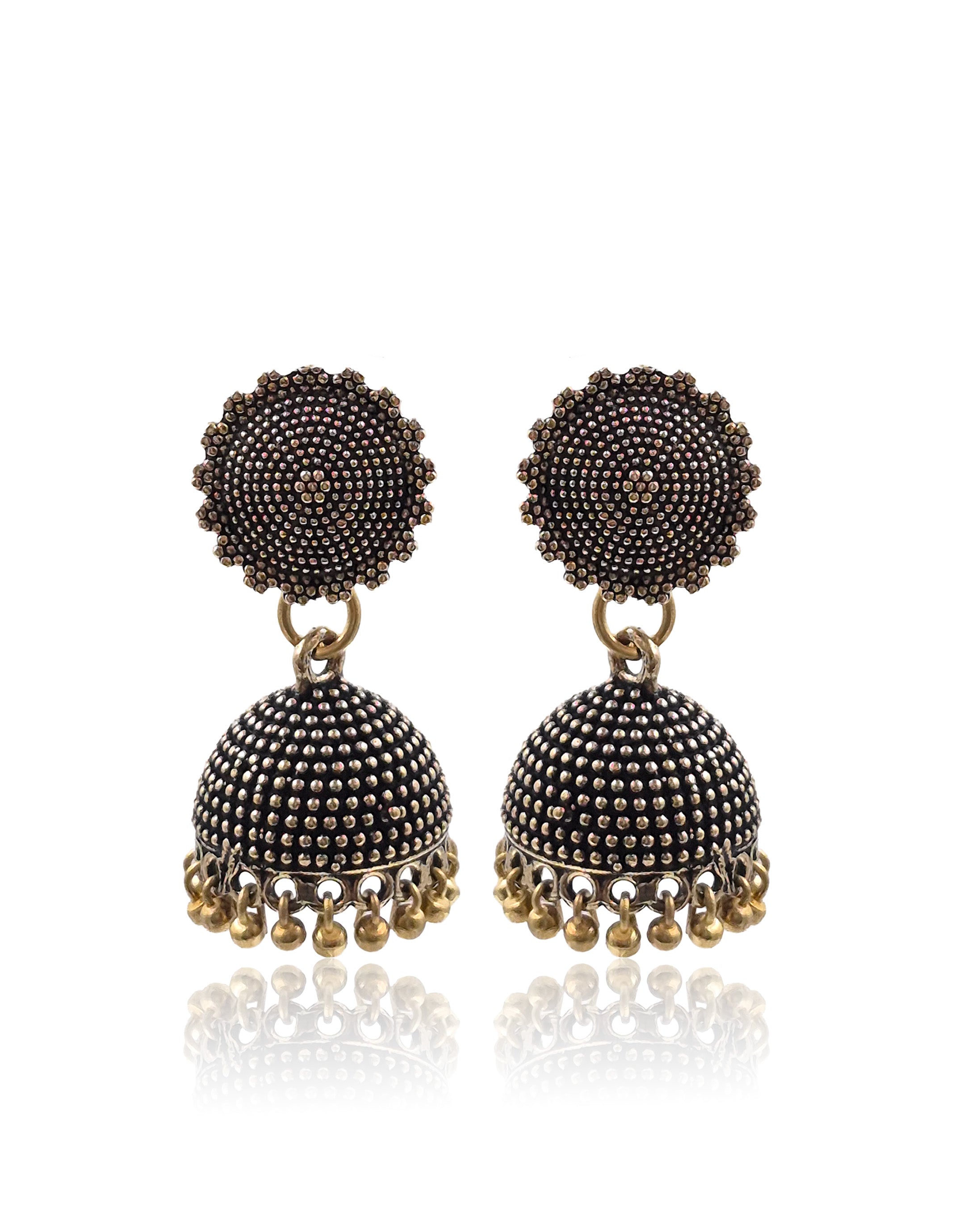 Tanya Oxidised Golden Jewellery Set Combo