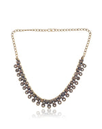 Load image into Gallery viewer, Oxidised Golden Jewellery Set
