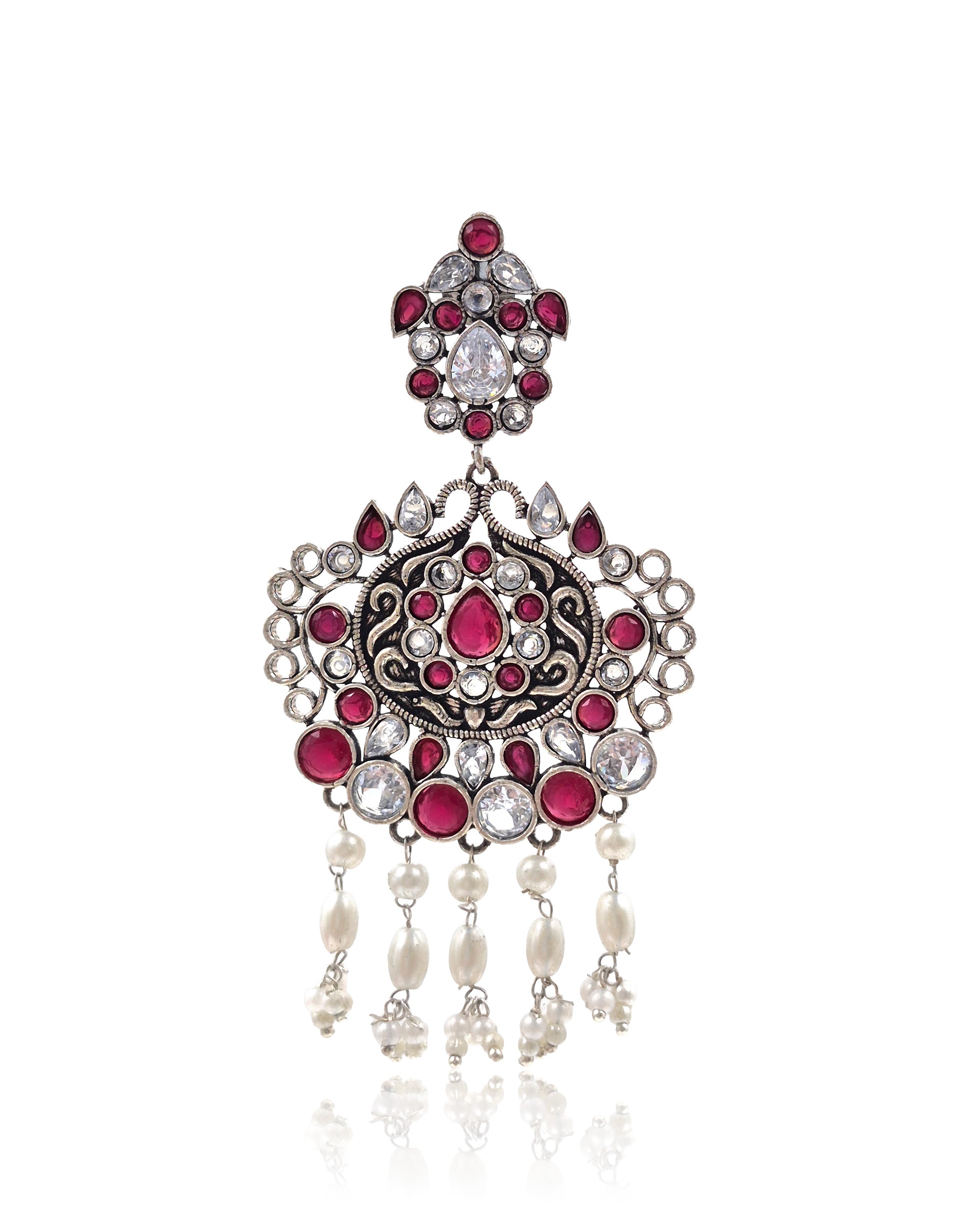 TANVI STONE DANGLER EARRINGS