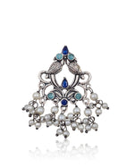 Load image into Gallery viewer, Diya Dangler Stone Earrings