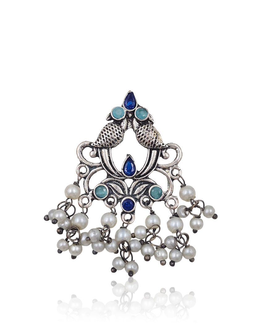 Diya Dangler Stone Earrings