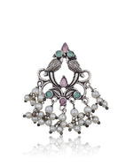 Load image into Gallery viewer, Diya Dangler Stone Earrings