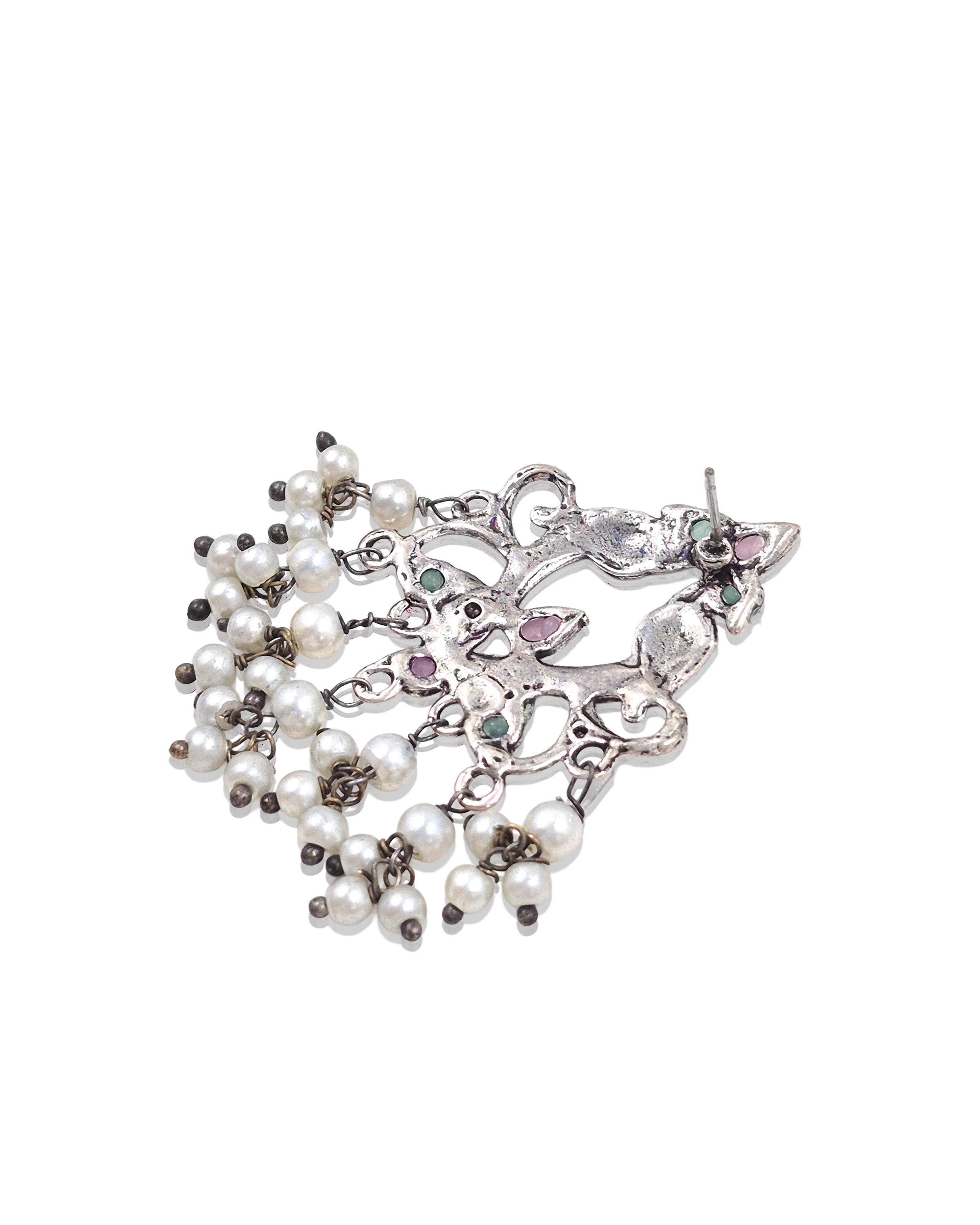 DIYA STONE DANGLER EARRINGS