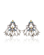 Load image into Gallery viewer, Diya Dangler Stone Earrings