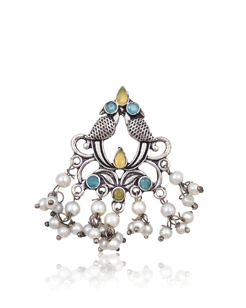 Diya Dangler Stone Earrings