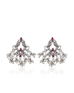 Load image into Gallery viewer, Diya Dangler Stone Earrings