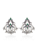Load image into Gallery viewer, Diya Dangler Stone Earrings