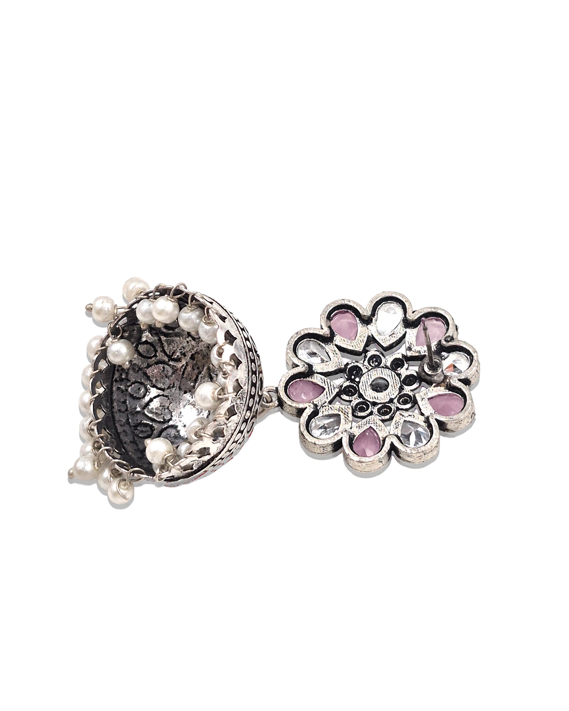 VIHANA STONE JHUMKA EARRINGS