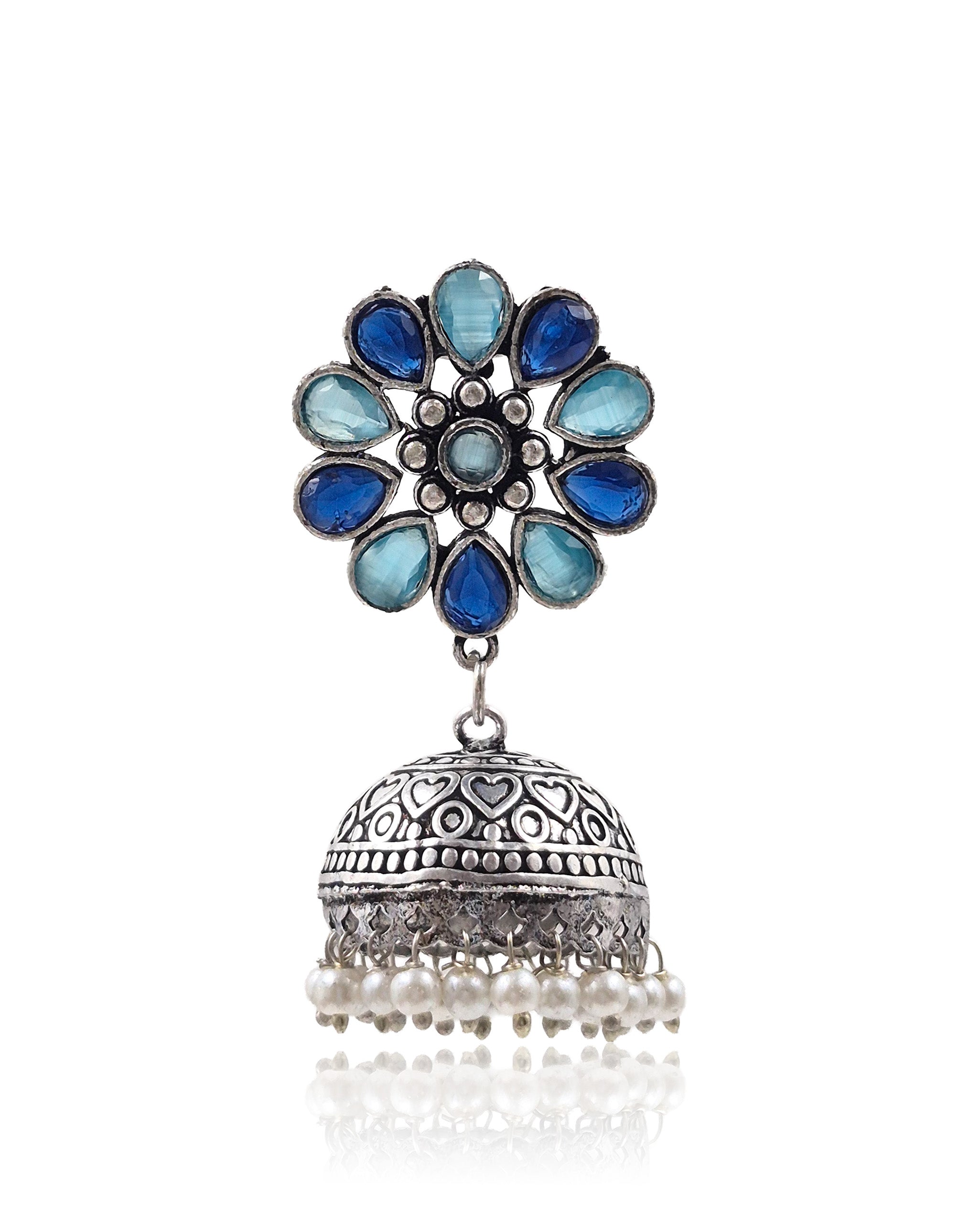 VIHANA STONE JHUMKA EARRINGS