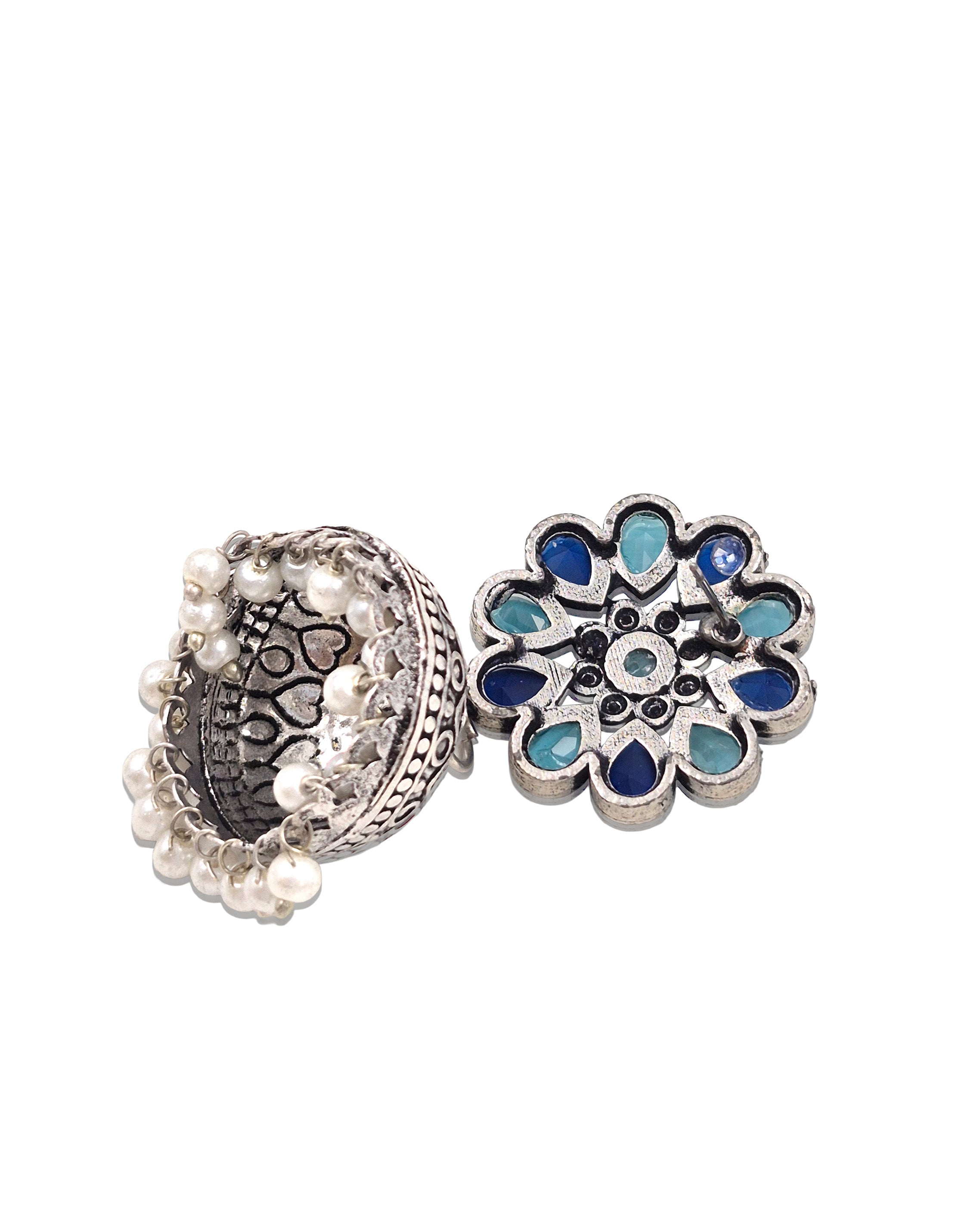 VIHANA STONE JHUMKA EARRINGS