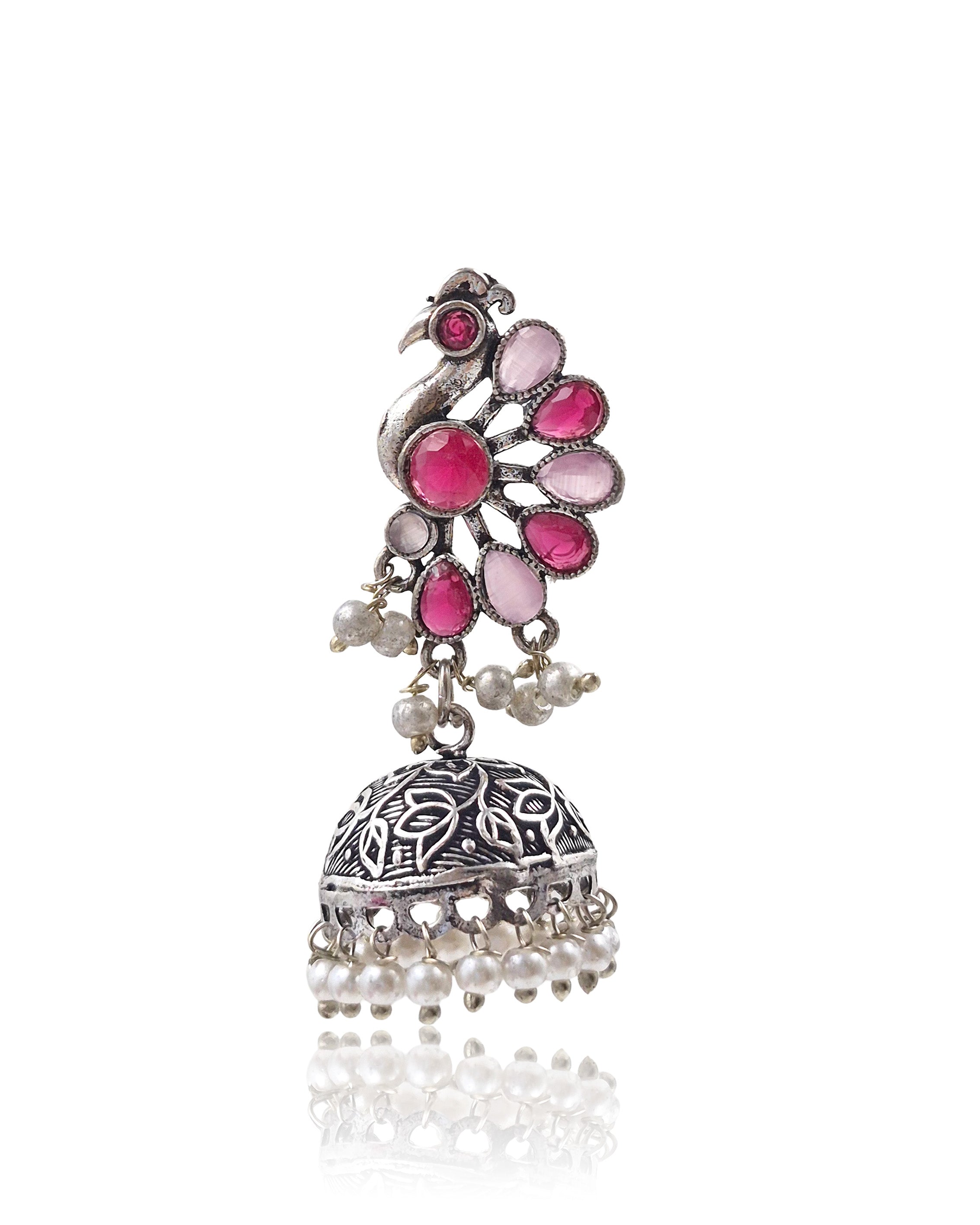 TWISHA STONE JHUMKA EARRINGS