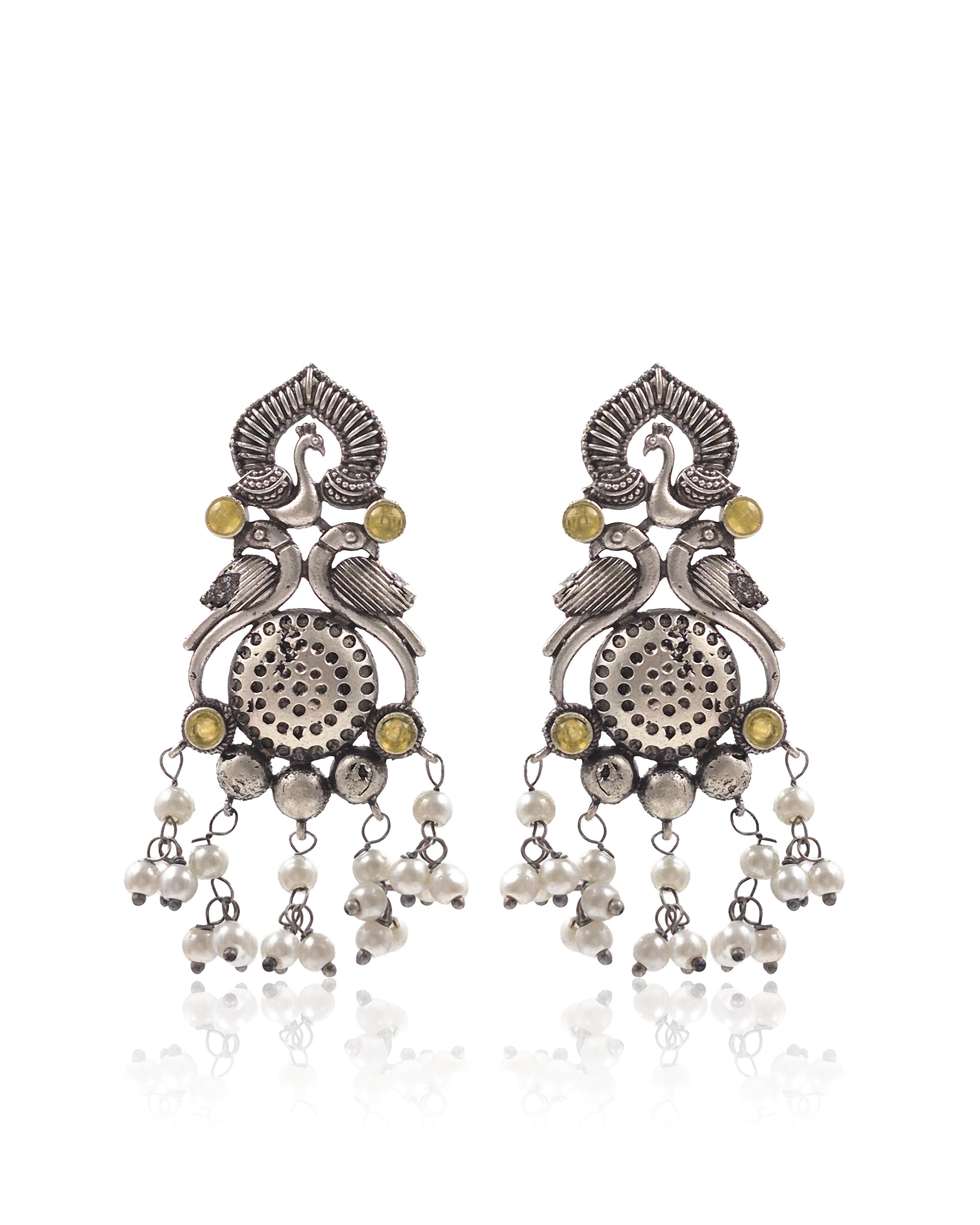 KEYA STONE DANGLER EARRINGS