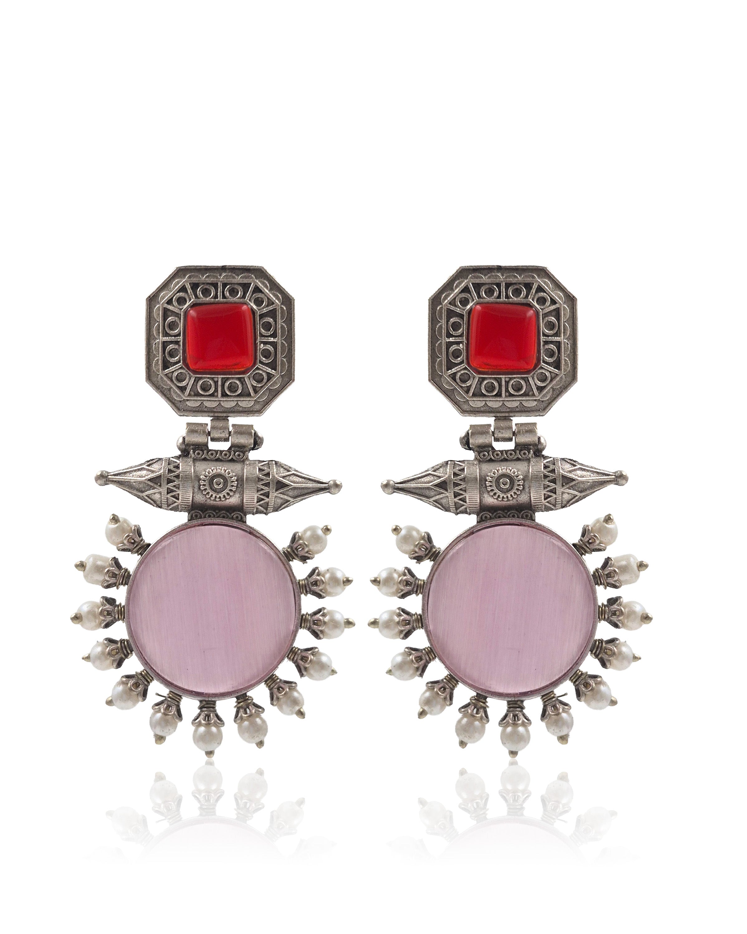 LIYA STONE DANGLER EARRINGS