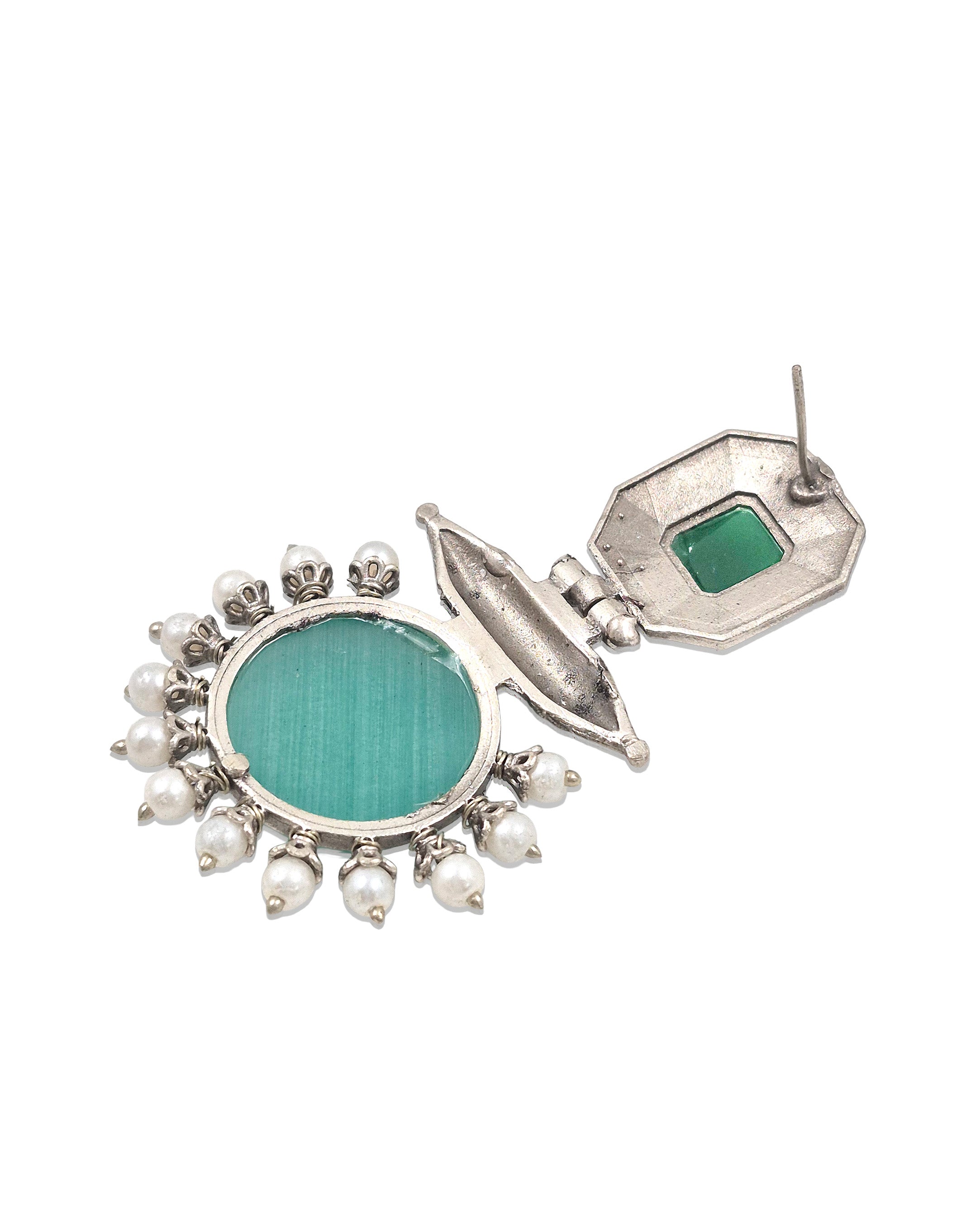 LIYA STONE DANGLER EARRINGS