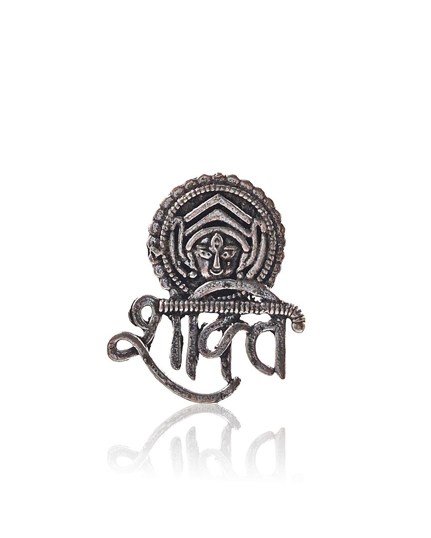 SHAKTI SILVER LOOKALIKE STUD EARRINGS