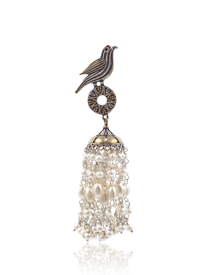 ROBIN OXIDISED JHUMKA EARRINGS