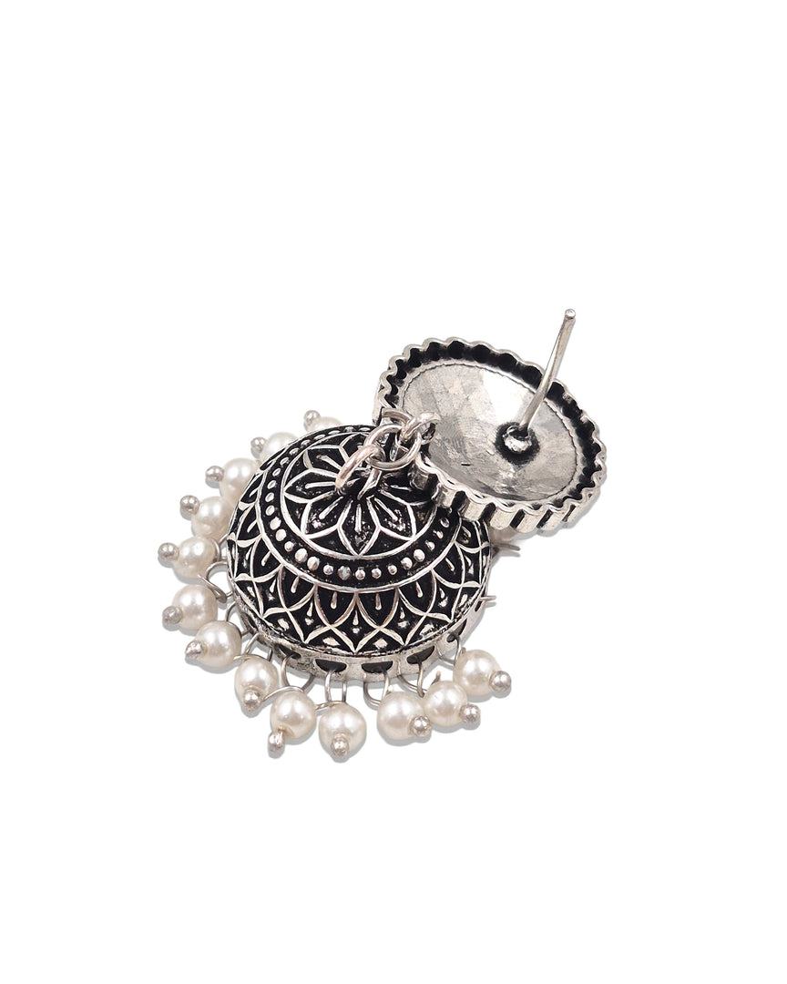 KRUTIKA OXIDISED JHUMKHA