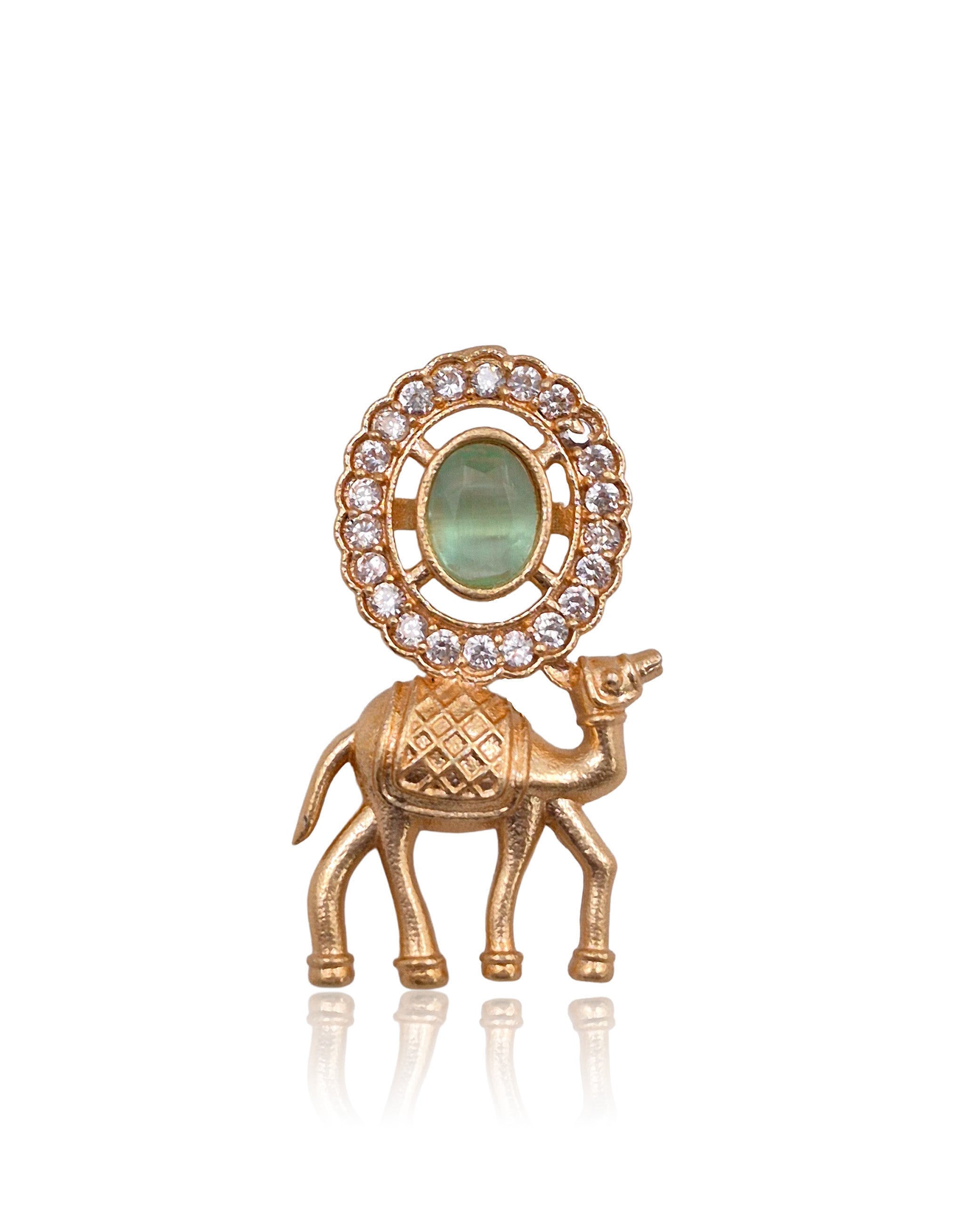 Rosegold Stone Stud Earrings