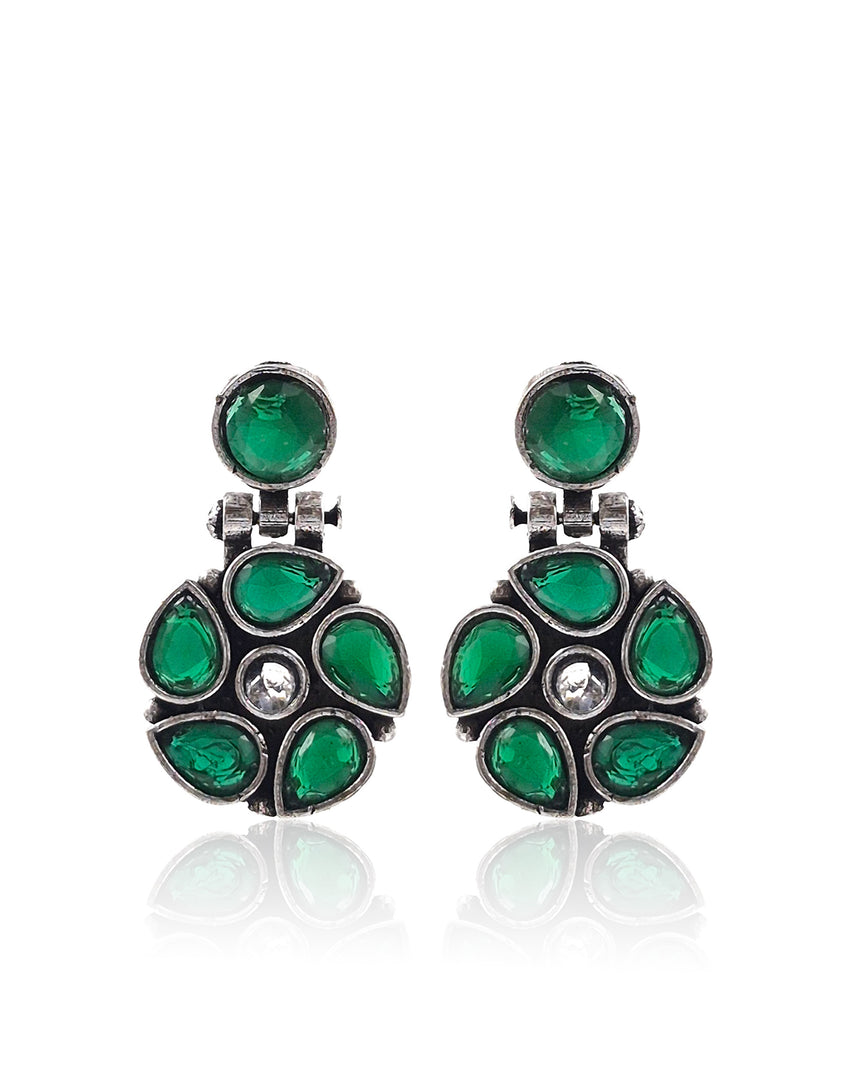 Kirti Small Stone Earrings