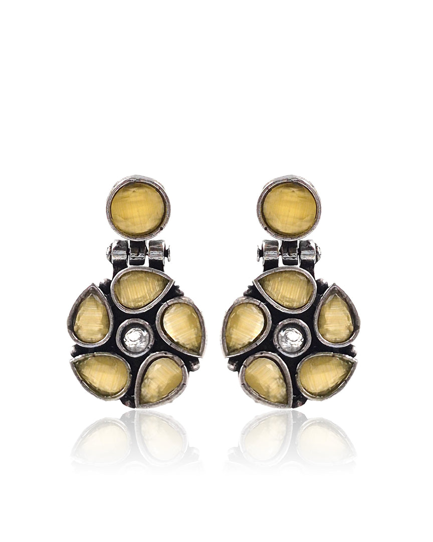 Kirti Small Stone Earrings