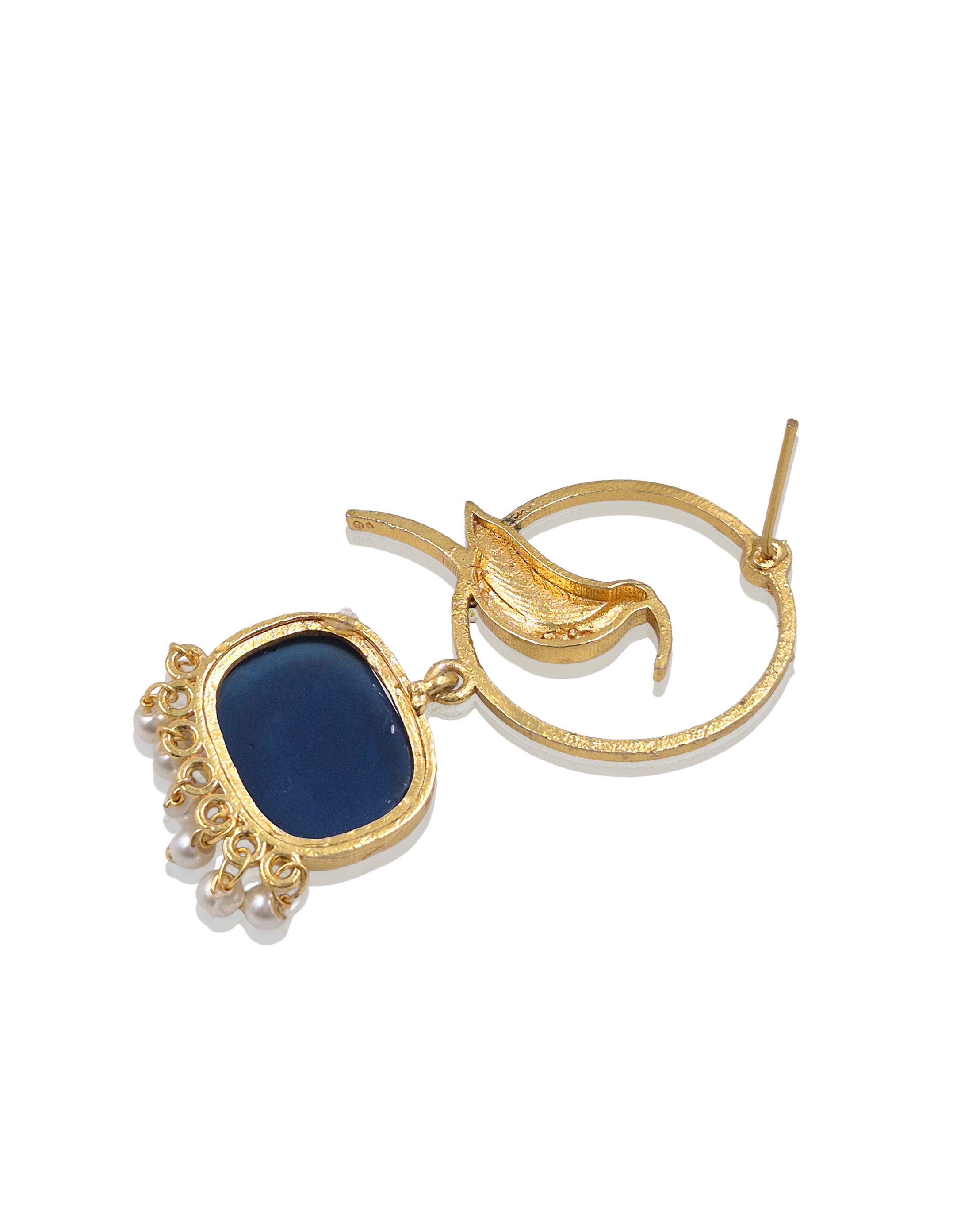PARROT DANGLER GOLDEN EARRINGS