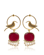 Load image into Gallery viewer, Parrot Golden Earrings