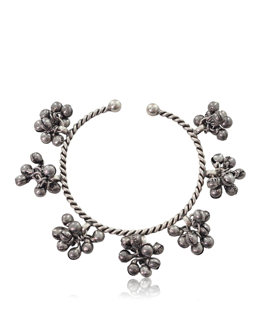 Silver Ghungroo Bangles