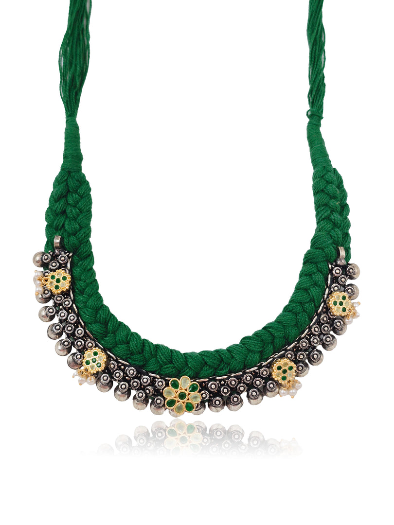 Navya Threaded Jewellery Set