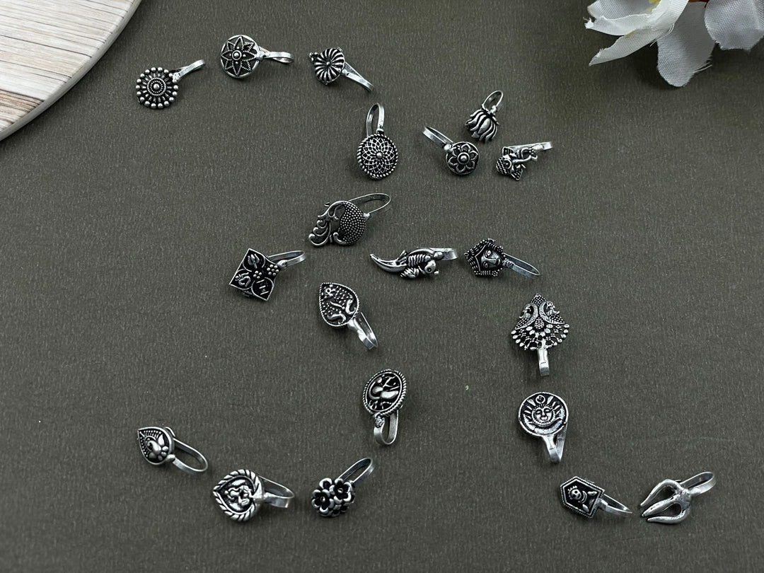 PRITI OXIDISED CLIP ON  NOSEPIN COMBO OF 20