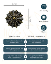 EVA DESIGNER OXIDISED TWO TONE RING