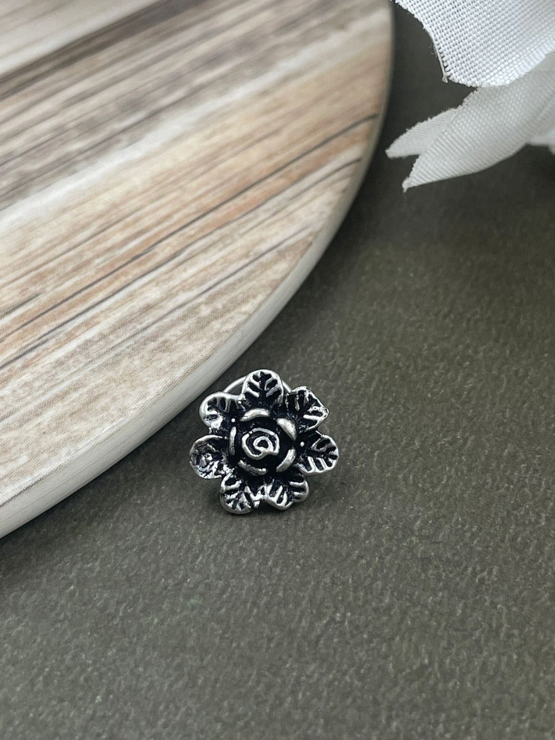 TISHA OXIDISED PIERCING NOSEPIN COMBO OF 5