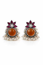 Load image into Gallery viewer, Krisha Stud Stone Earrings
