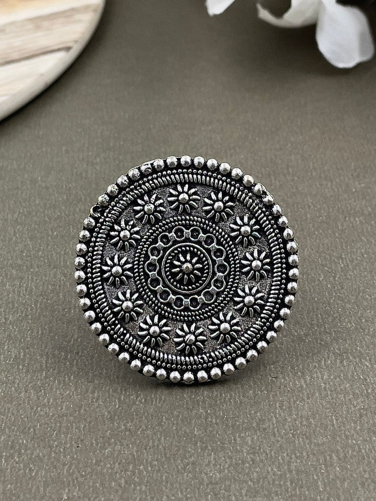 OXIDISED SILVER JEWELLERY SET COMBO