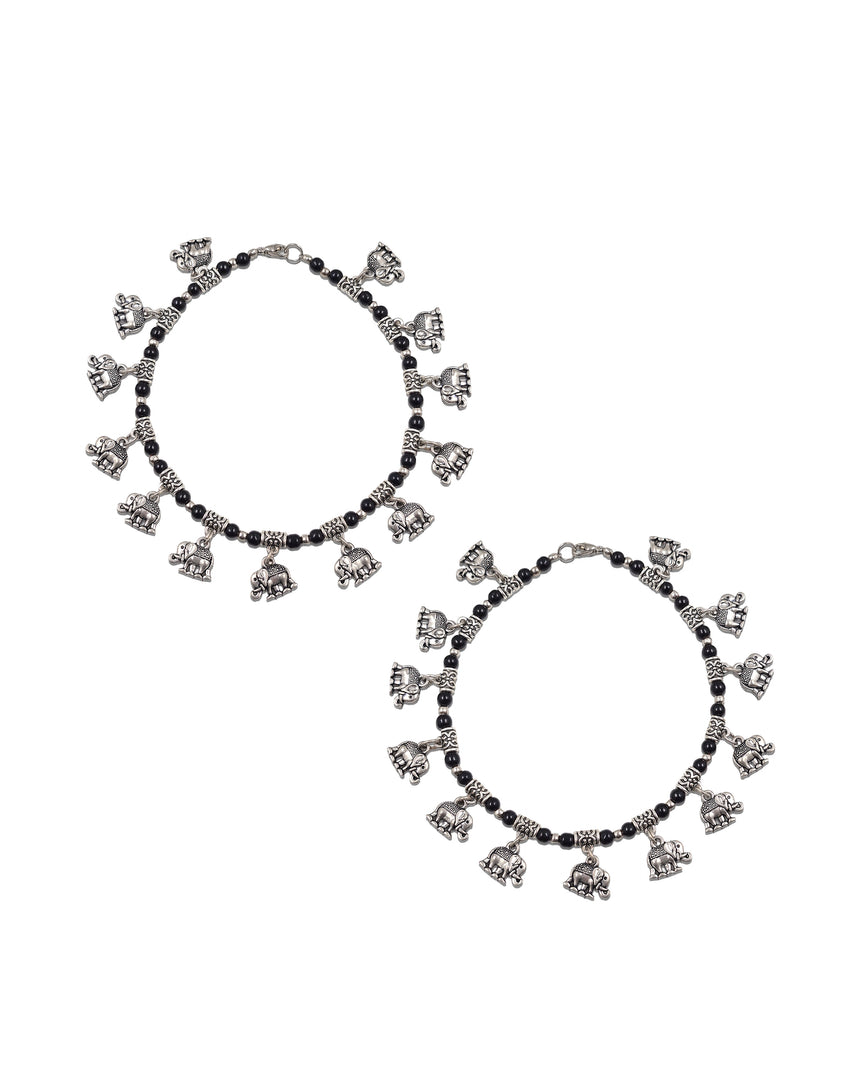 AADHYA DESIGNER SILVER ANKLET