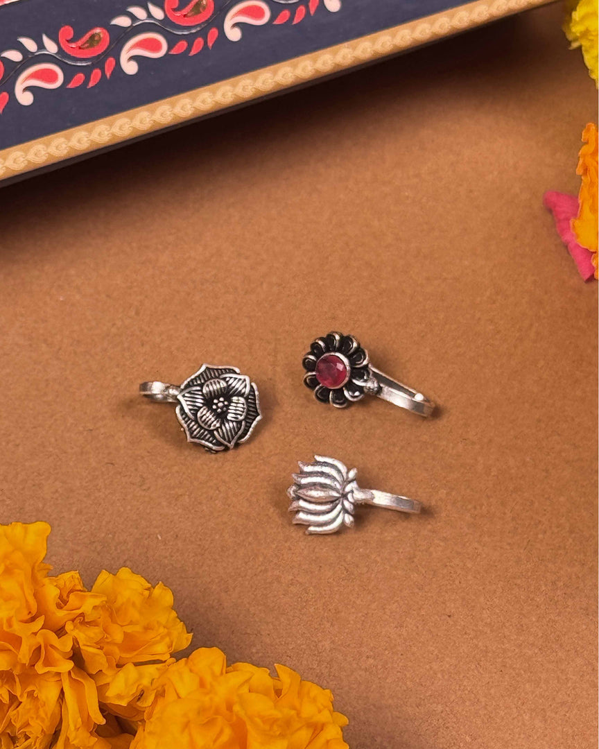 Traditional oxidised bracelet and kada from Rakshabandhan hamper - Naman Arts