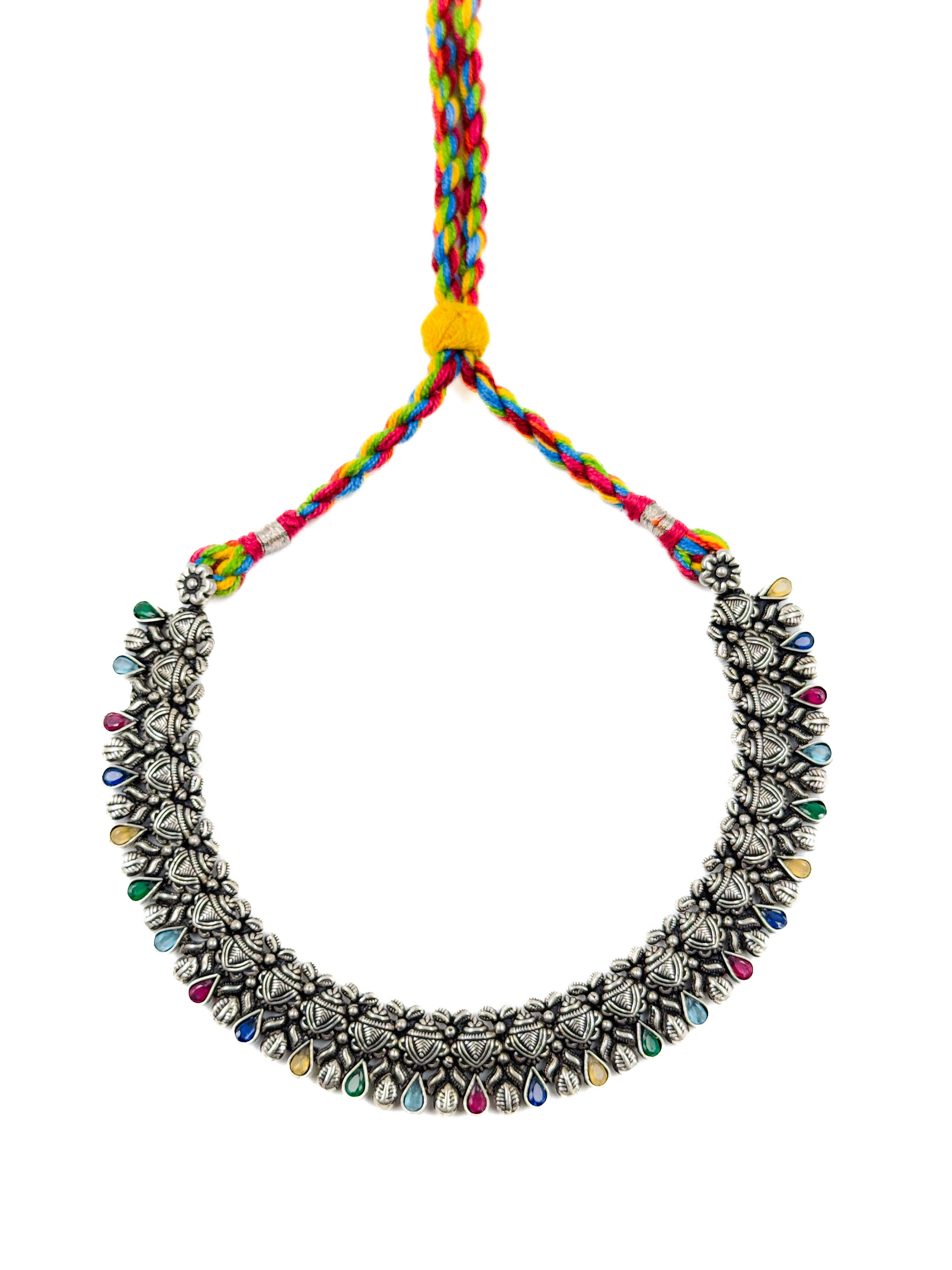 SAACHI HANDMADE STONE NECKLACE SET