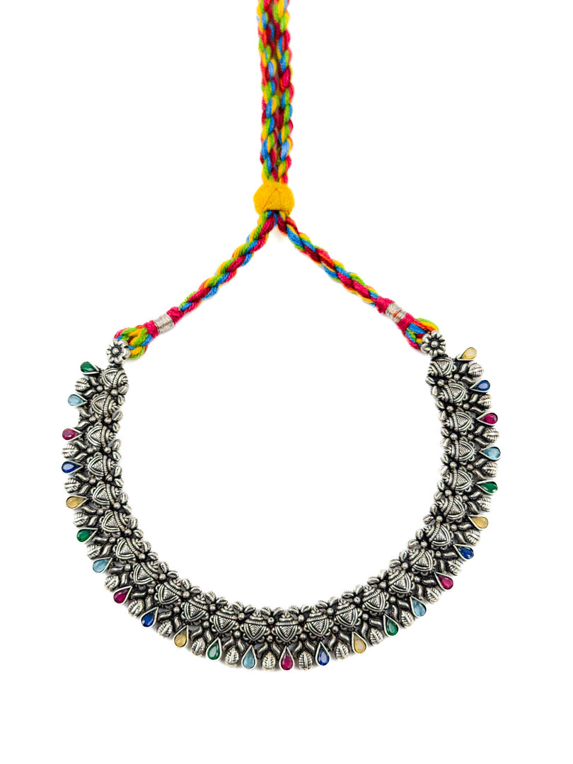 Saachi Handmade Stone Necklace Set