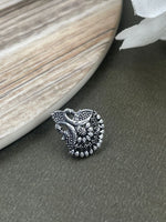 Load image into Gallery viewer, POORVA OXIDISED PIERCING NOSEPIN COMBO OF 5