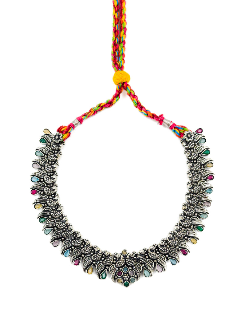 Sanvi Handmade Stone Necklace Set