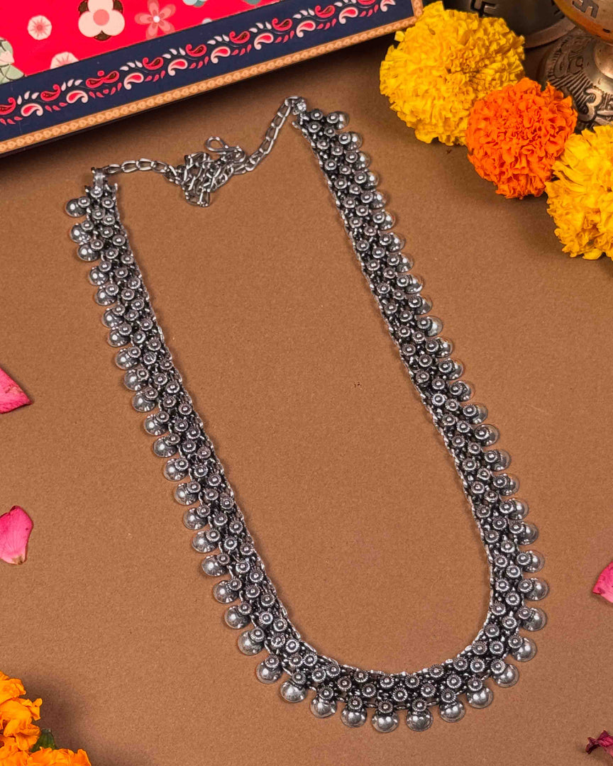 Designer oxidised nose pins from Rakshabandhan hamper - Naman Arts