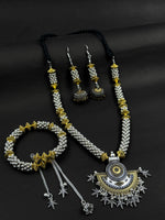 Load image into Gallery viewer, Sarika Dual Tone Jewellery Set Combo