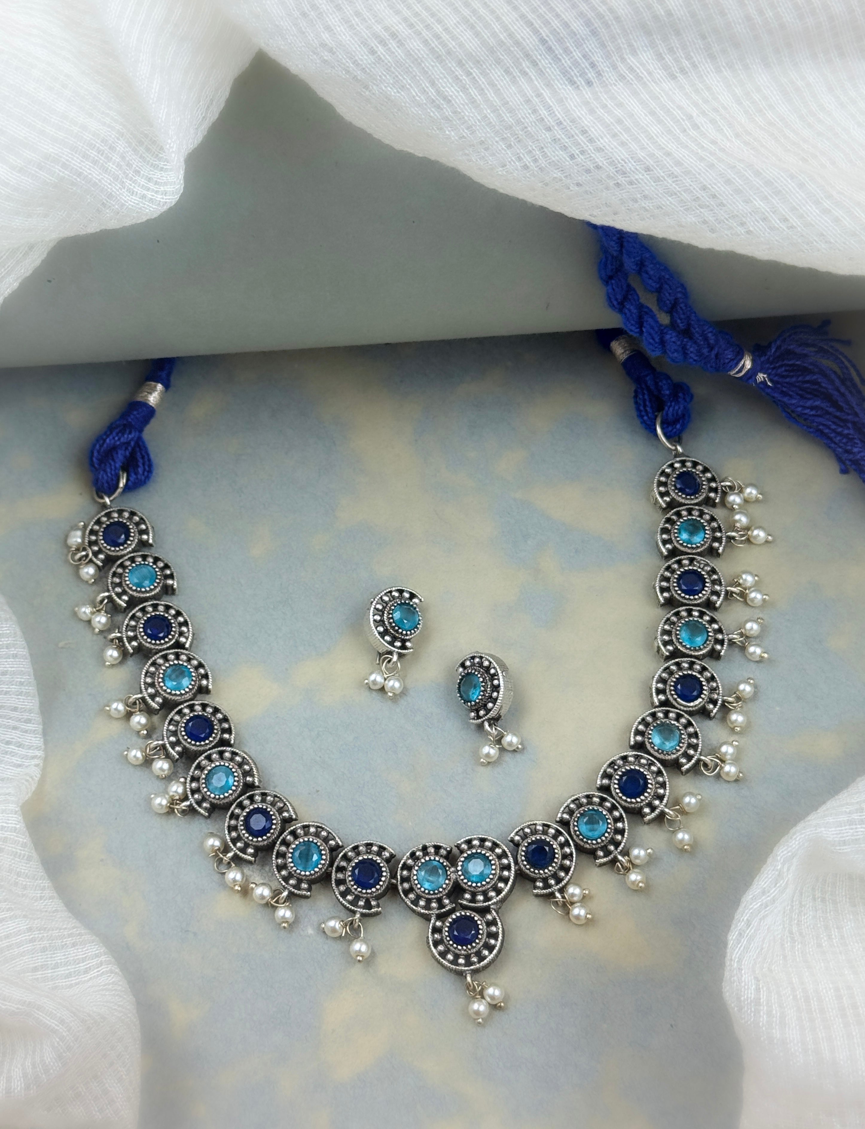 REHA STONE NECKLACE SET