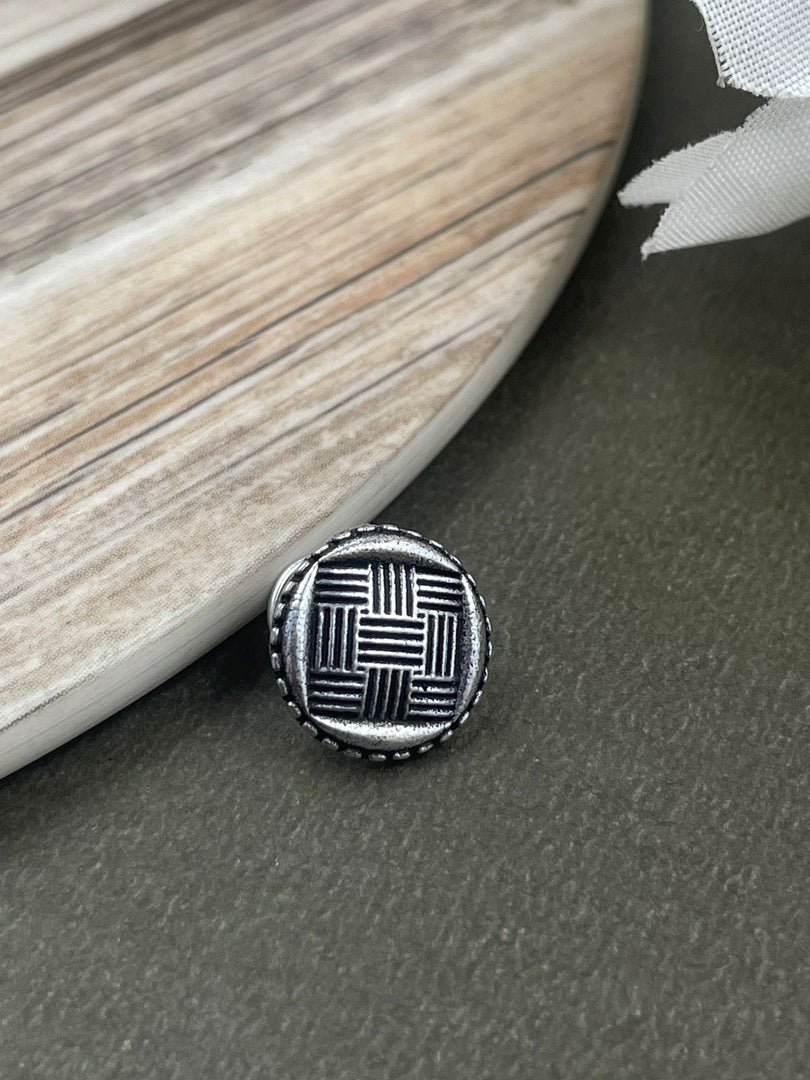 VIDITA OXIDISED PIERCING NOSEPIN COMBO OF 4