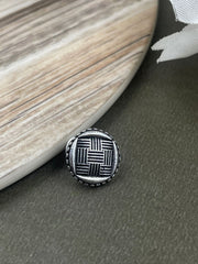 VIDITA OXIDISED PIERCING NOSEPIN COMBO OF 4