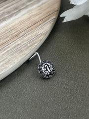 KEYA OXIDISED PIERCING NOSEPIN COMBO OF 6